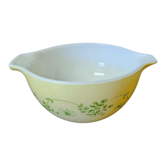 Vintage Pyrex #441 Shenandoah Wintergreen Cinderella Mixing Bowls 750 ml - Picture 6 of 11